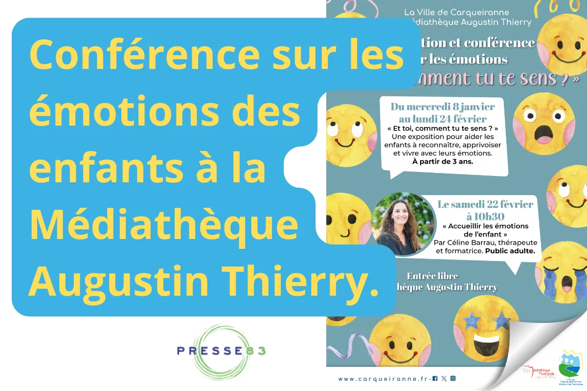 Exposition interactive pour enfants sur la gestion des émotions.