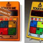 Jeu "Touch Me" d'Atari : Le célèbre jeu d'arcade "Touch Me" d'Atari.