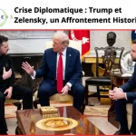 Donald Trump et Volodymyr Zelensky lors de leur rencontre tendue à la Maison-Blanche.