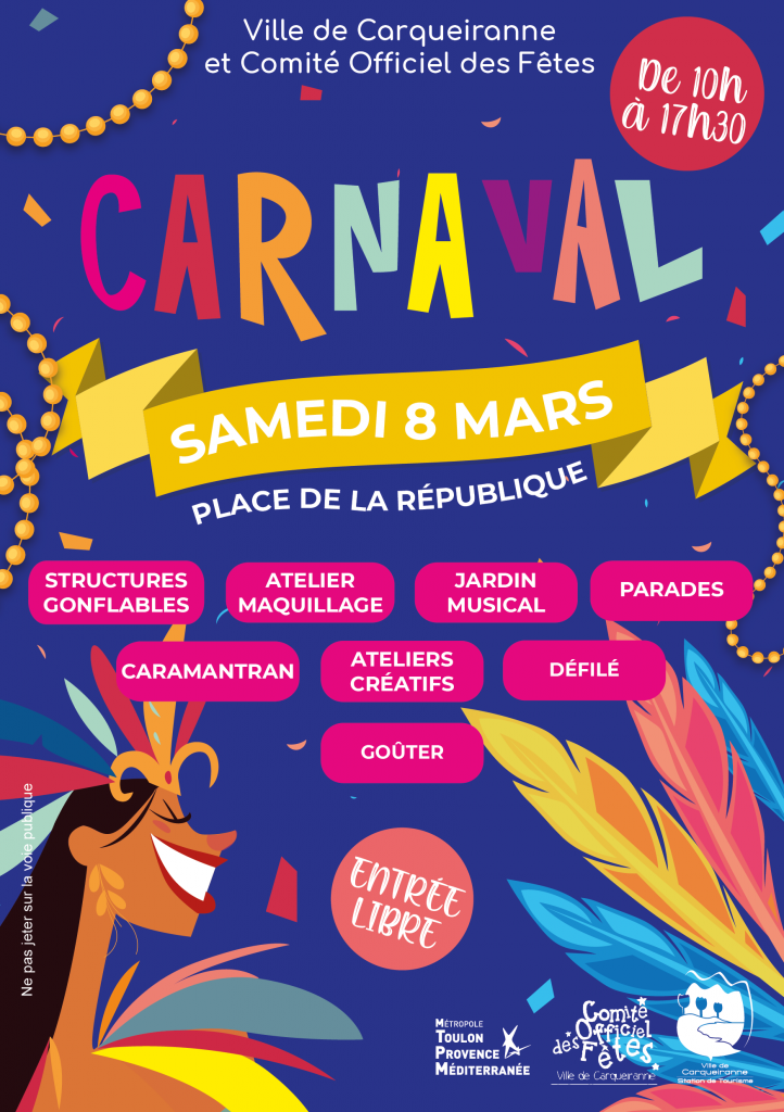 Le Caramantran en feu pour clôturer la journée.