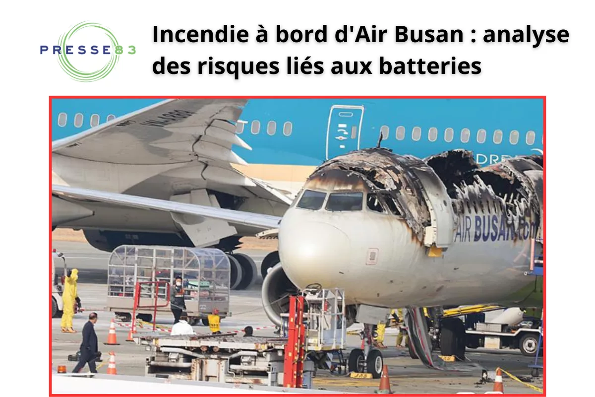 Incendie sur Air Busan : l'urgence d'une réglementation mondiale sur les batteries