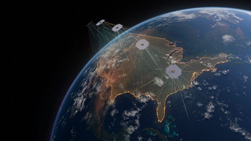 Objectif de connecter les zones blanches et offrir une connectivité universelle.