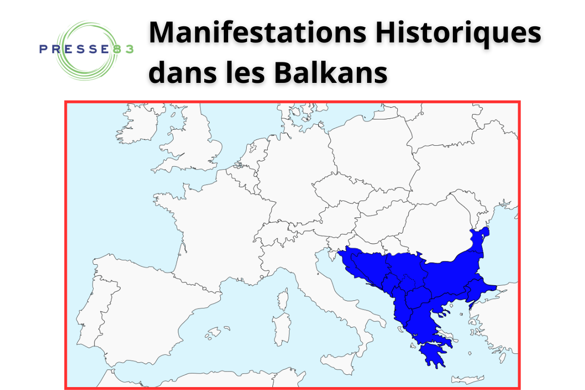 Des milliers de manifestants à Ljubljana pour soutenir les étudiants serbes.