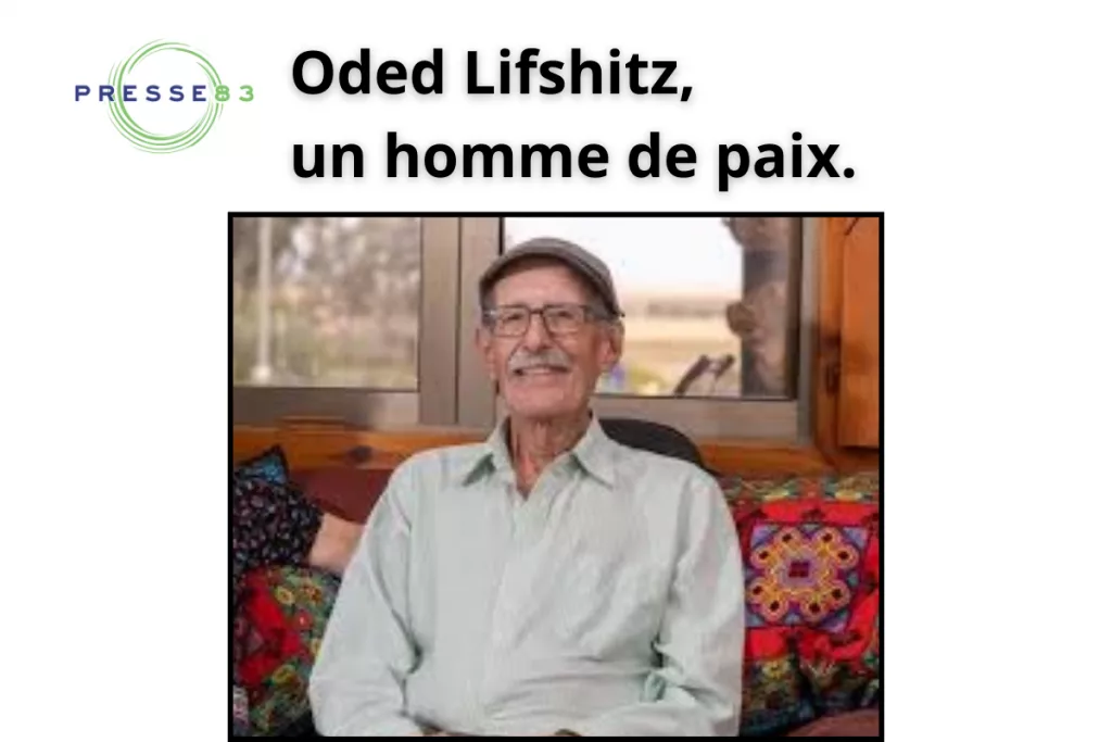 Oded Lifshitz, journaliste et militant pour la paix.