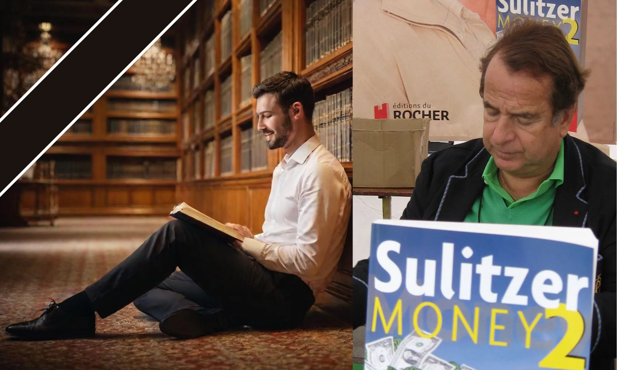 Paul-Loup Sulitzer en pleine séance de dédicace, un auteur proche de ses lecteurs