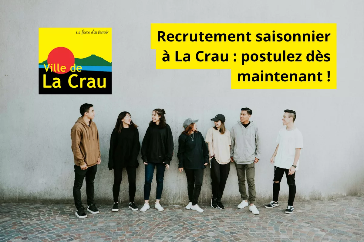 La Crau : des emplois saisonniers pour l'été 2025