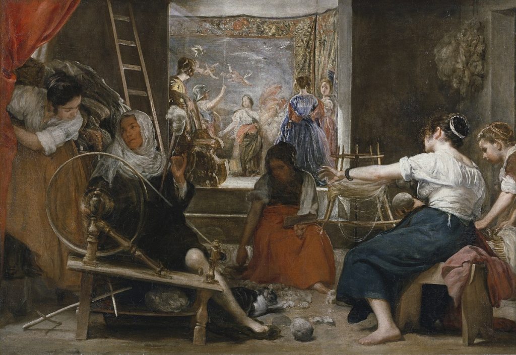Les fileuses, Velazquez. Padro, Madrid.
