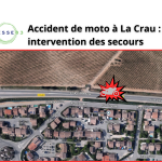 Accident de moto à La Crau : intervention des secours