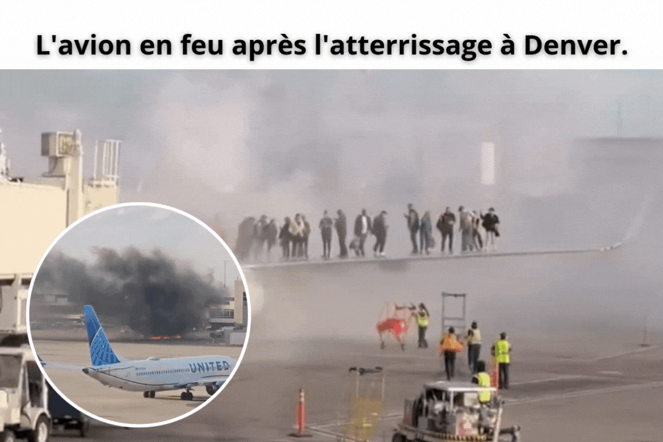 Incendie à bord d'un avion d'American Airlines.