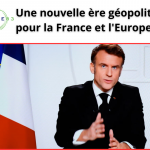 Emmanuel Macron prononçant son discours