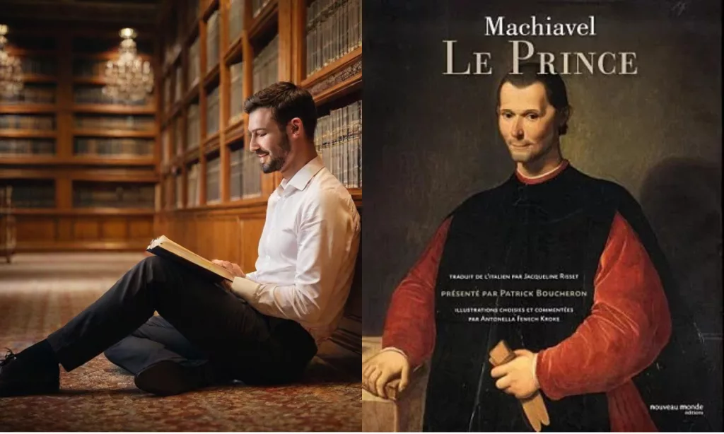 Machiavel rédigeant "Le Prince" dans son exil à Sant’Andrea in Percussina.
