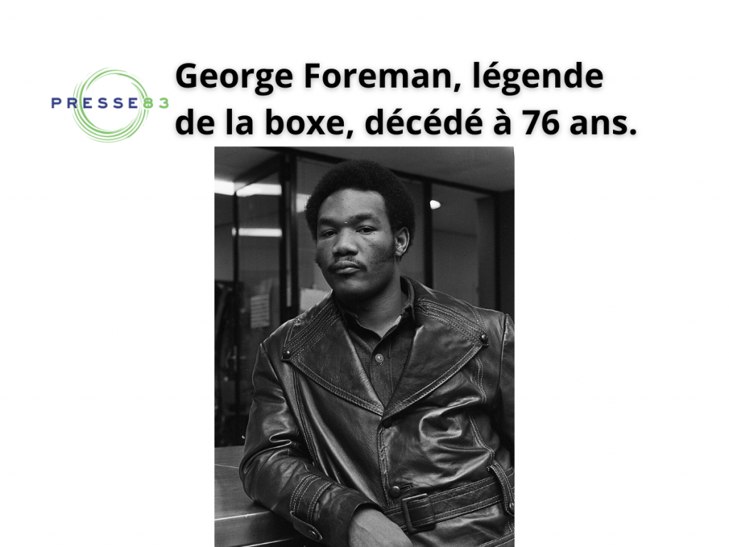 Foreman, champion olympique et double champion du monde.
