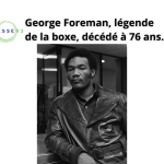 Foreman, champion olympique et double champion du monde.