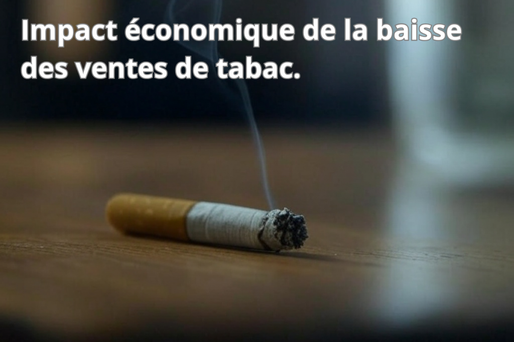 Les conséquences fiscales de la diminution de la consommation de tabac.