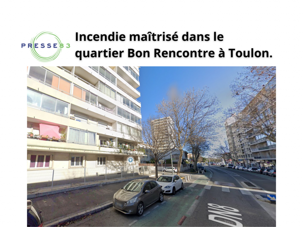 Immeuble du boulevard Général Brosset après l'incendie.