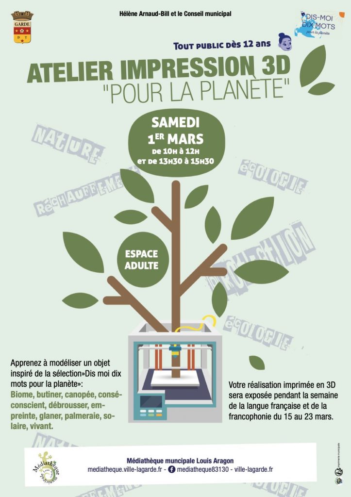 Participez à l'exposition 3D durant la francophonie.