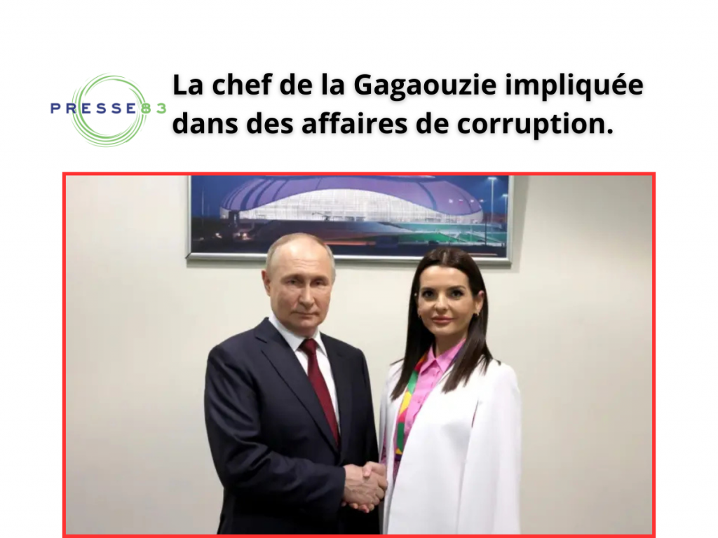 Evghenia Guțul arrêtée pour des accusations de financement illégal.