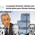 Nicolas Sarkozy assis au tribunal, l'air sérieux et concentré.