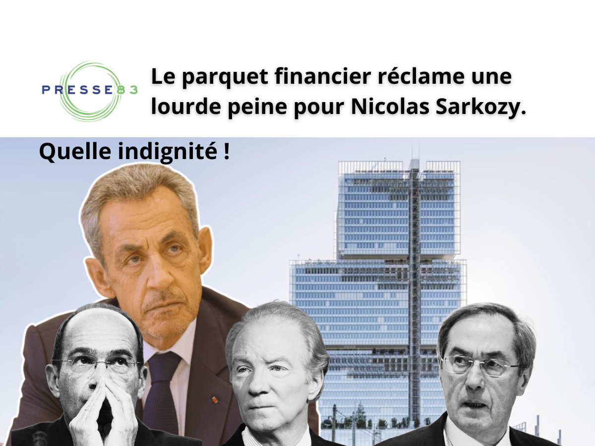 Nicolas Sarkozy assis au tribunal, l'air sérieux et concentré.