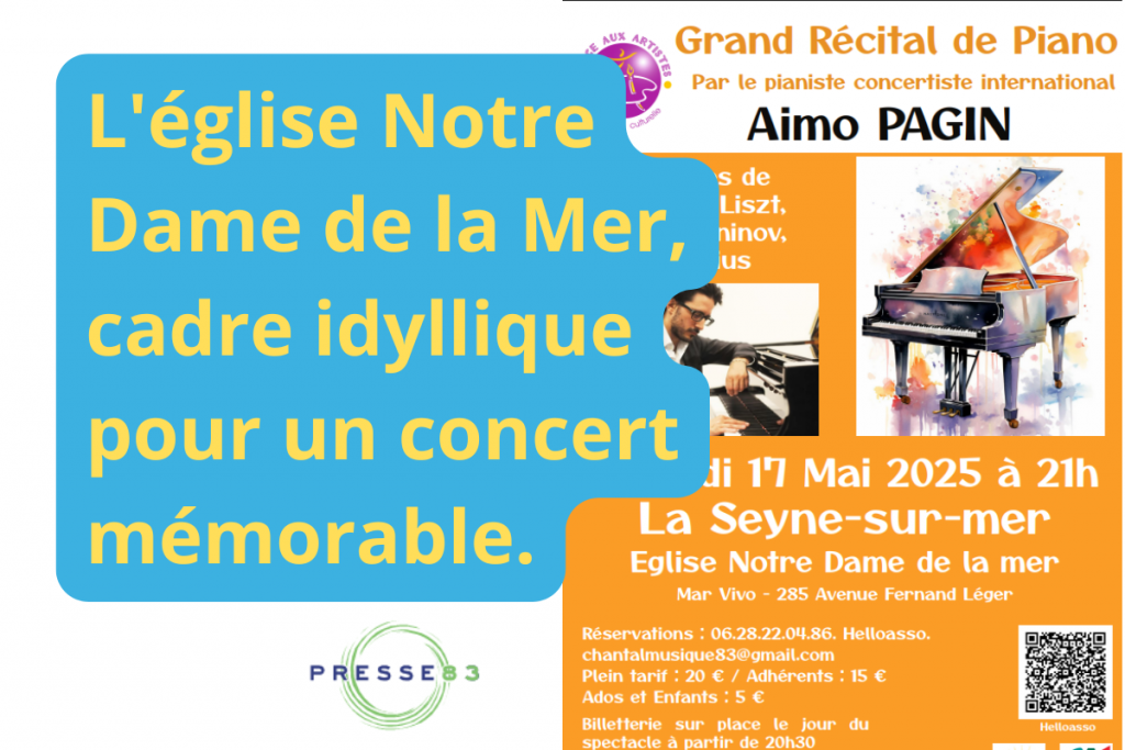 Aimo Pagin : Un Virtuose du Piano à La Seyne-sur-Mer
