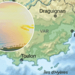 Ciel dégagé à Toulon pour une journée ensoleillée.