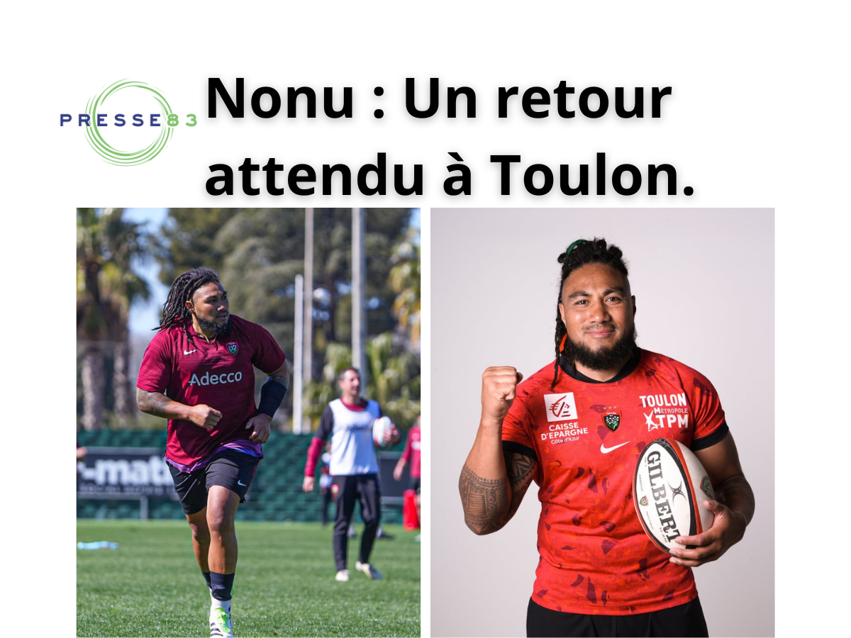 Ma'a Nonu à l'entraînement avec Toulon.