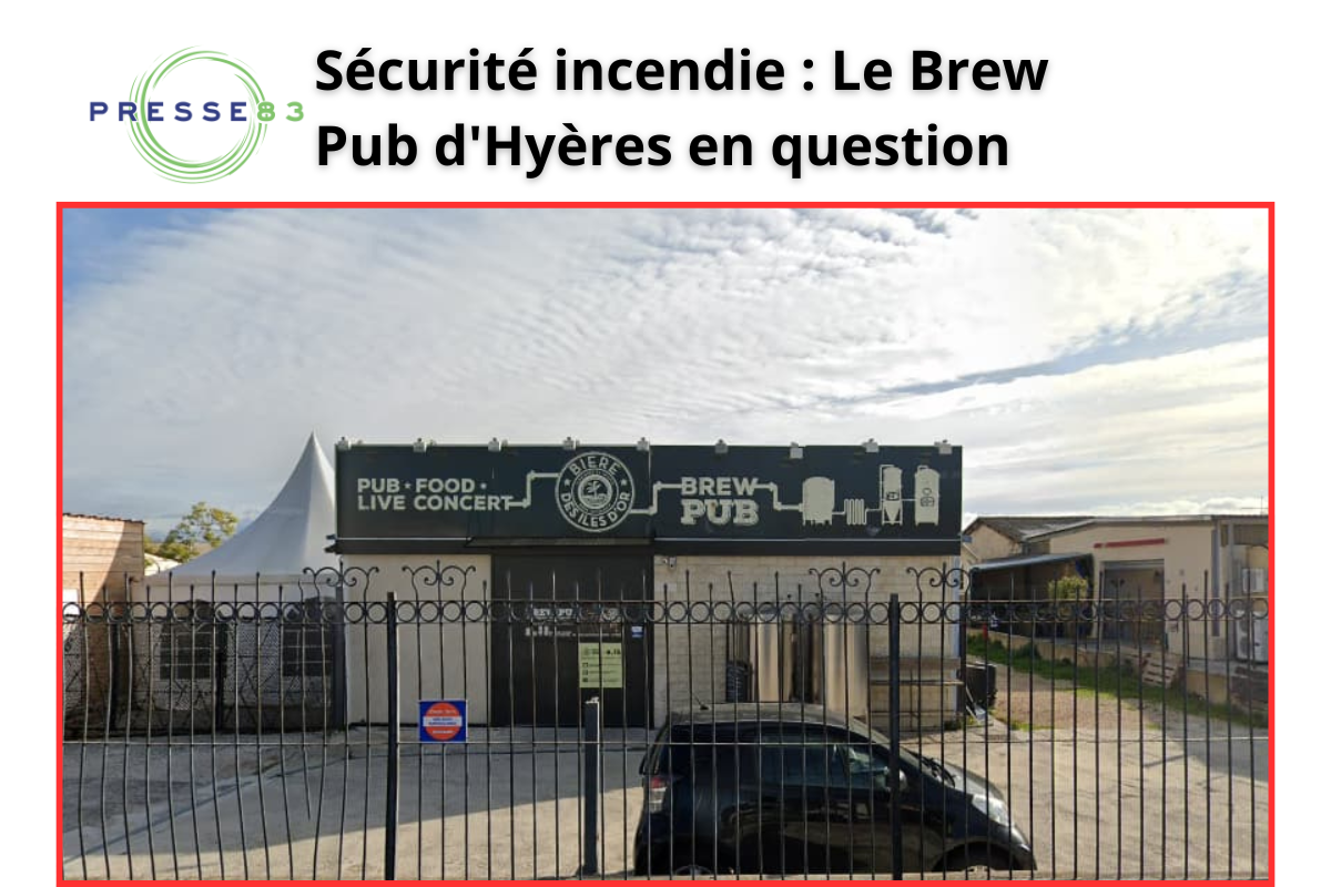Les cuisines du Brew Pub, fortement endommagées par le feu