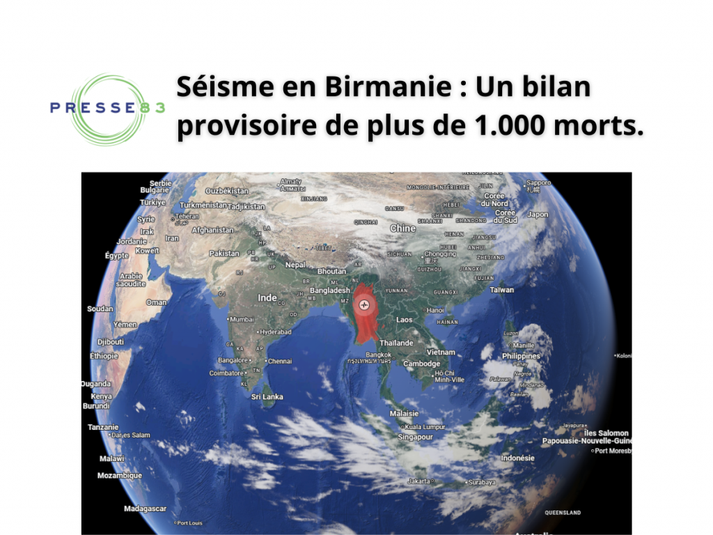 La junte birmane appelle à l'aide internationale après le tremblement de terre.
