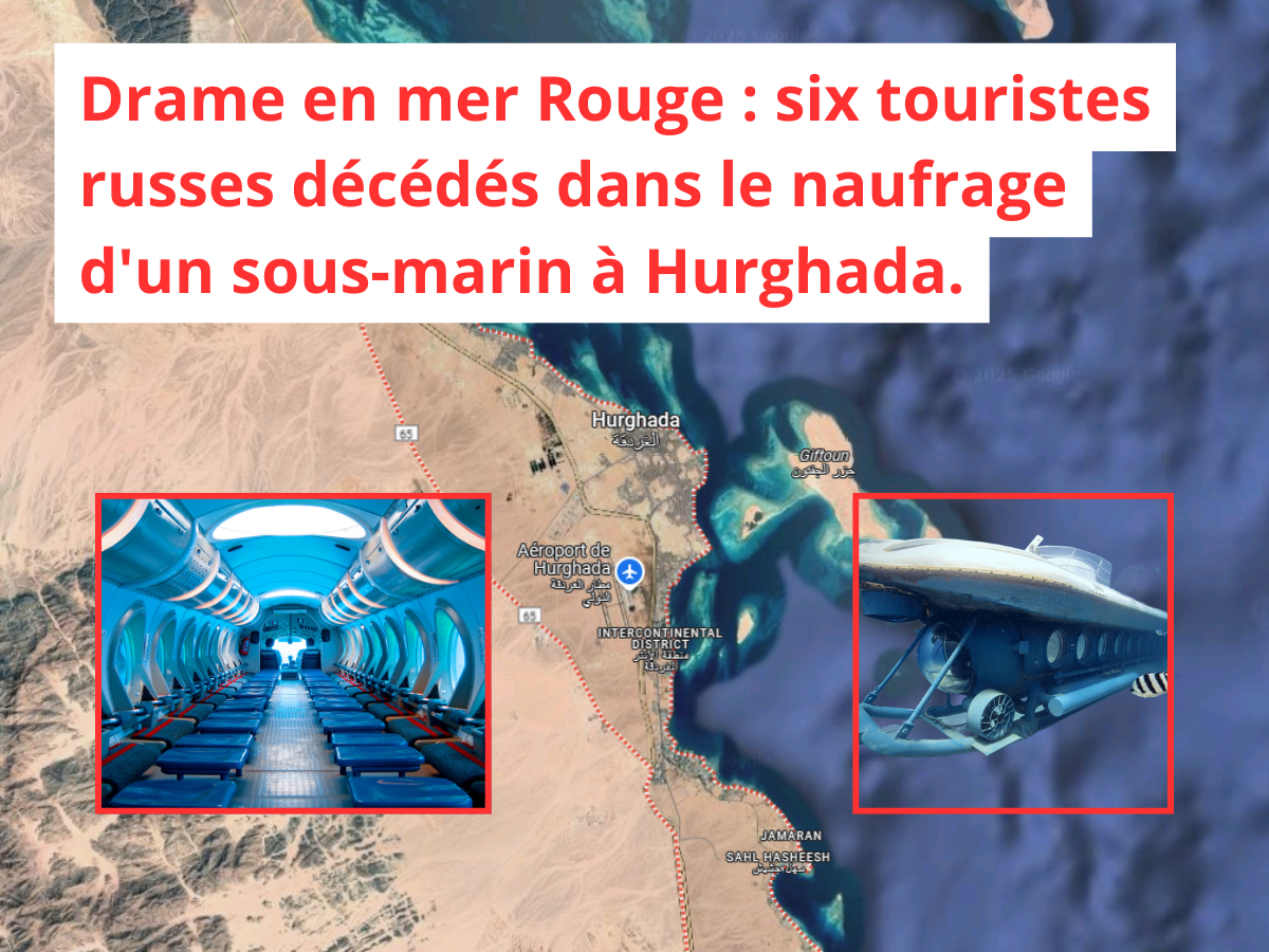 Sous-marin touristique coulé en mer Rouge