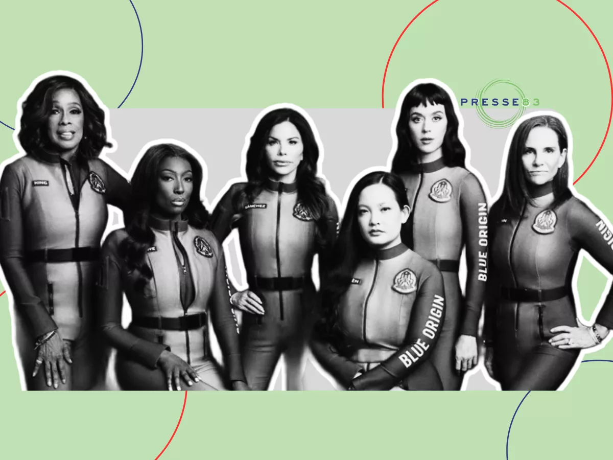 Vol spatial historique avec Katy Perry réussi.