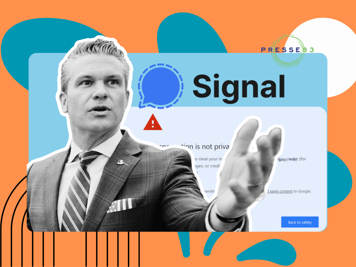Des informations sensibles partagées sur Signal