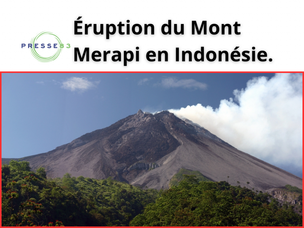 Évacuation des habitants près du Merapi.