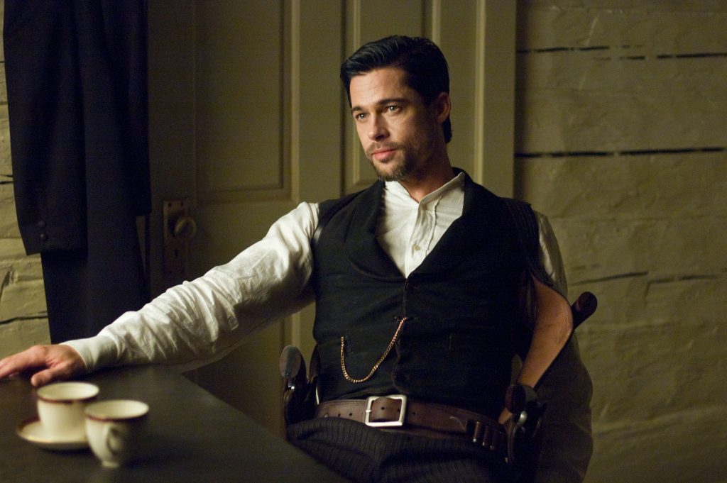 Jesse James incarné par Brad Pitt