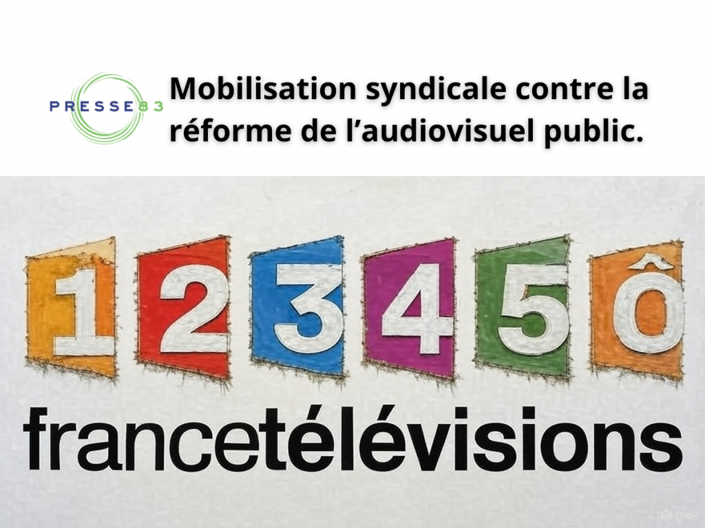 Manifestation des syndicats devant le Palais Bourbon.