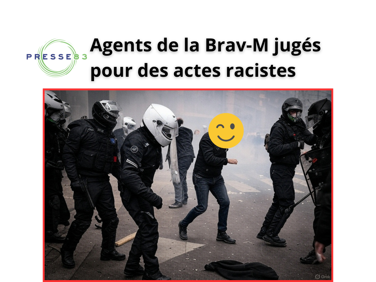 Procès de huit policiers de la Brav-M accusés de violences racistes lors d'une interpellation en mars 2023.