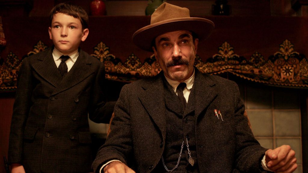 Daniel Plainview et son fils.