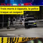 Scène de crime à Uppsala après la fusillade