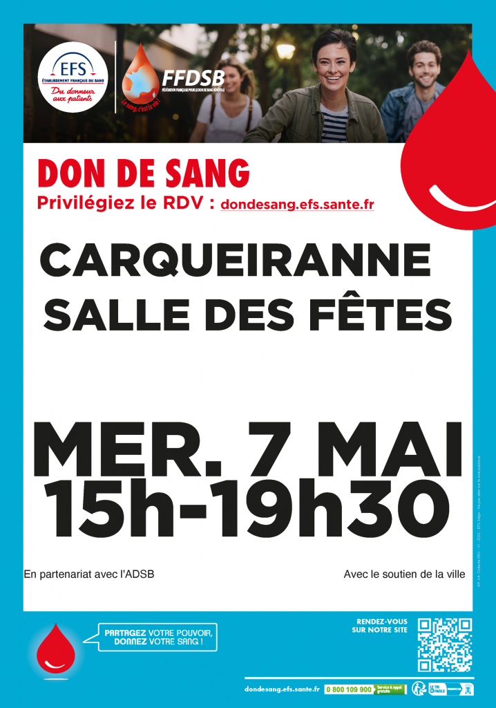 Le sang, une ressource invisible mais vitale