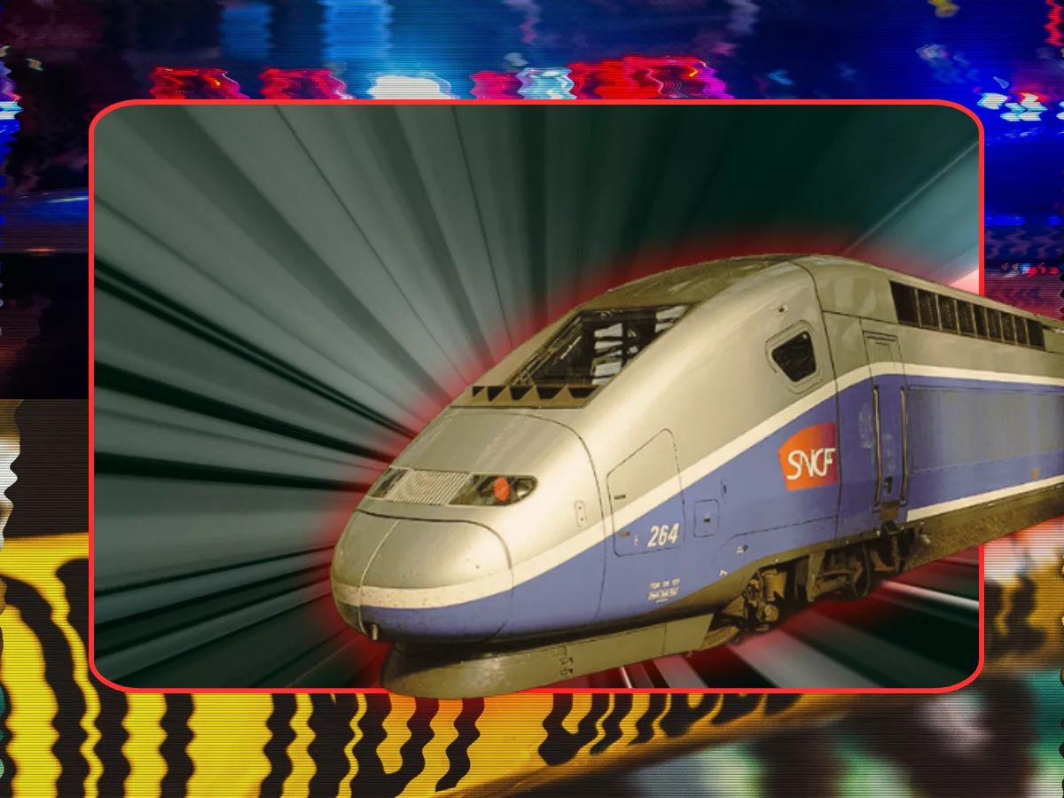 Ballast effondré sous les rails à Tonneins, mai 2025
