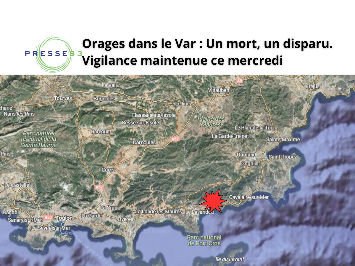 Lavandou noyé sous les eaux